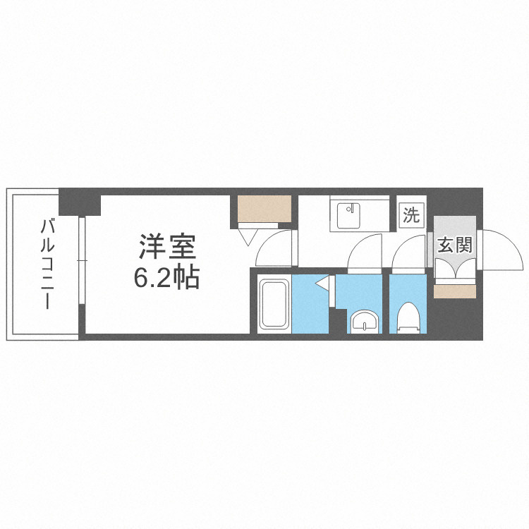 アドバンス大阪セレーノの間取り