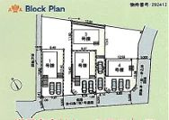 厚木市中荻野第3　新築一戸建て　1号棟の区画図|配置図