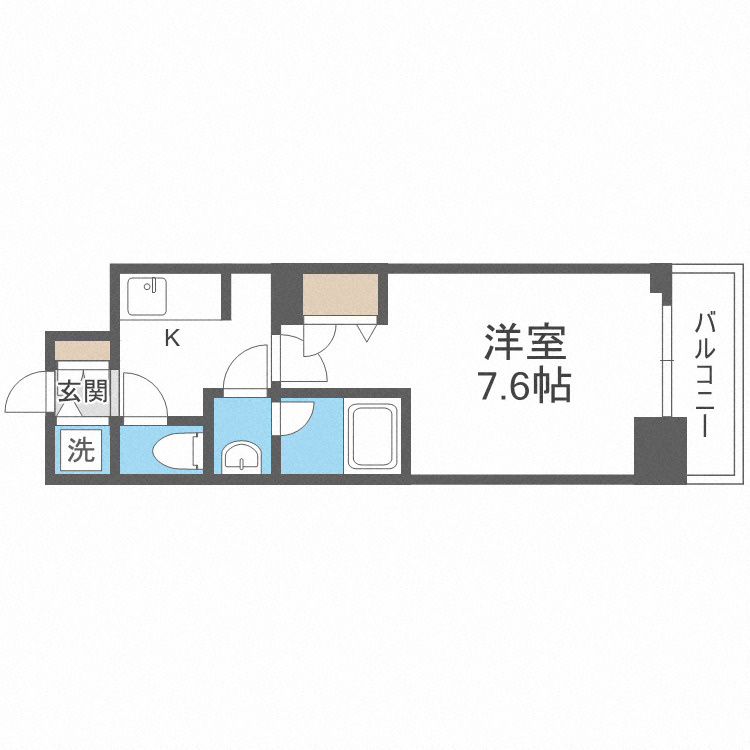 アーデン堺筋本町の間取り