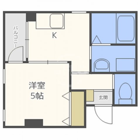 美章園メゾン寿の間取り