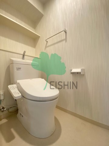 フラッツ東比恵のトイレ|清潔感のあるトイレです。