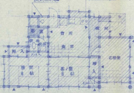 行田市樋上貸家の間取り