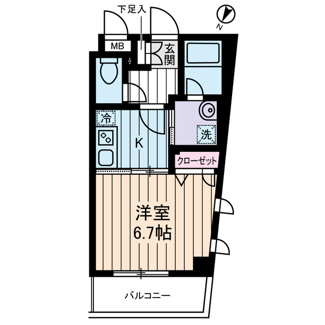 【間取り】 | クオーレ西新宿