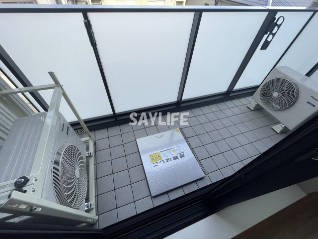 ブルーメ夙川のバルコニー