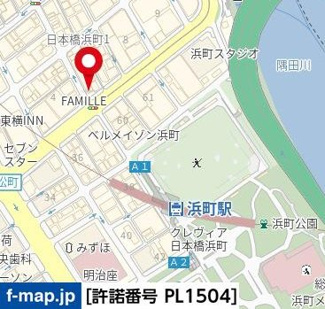 【地図】 | クレヴィア日本橋浜町公園