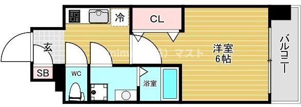 ファステート大阪アステールの間取り