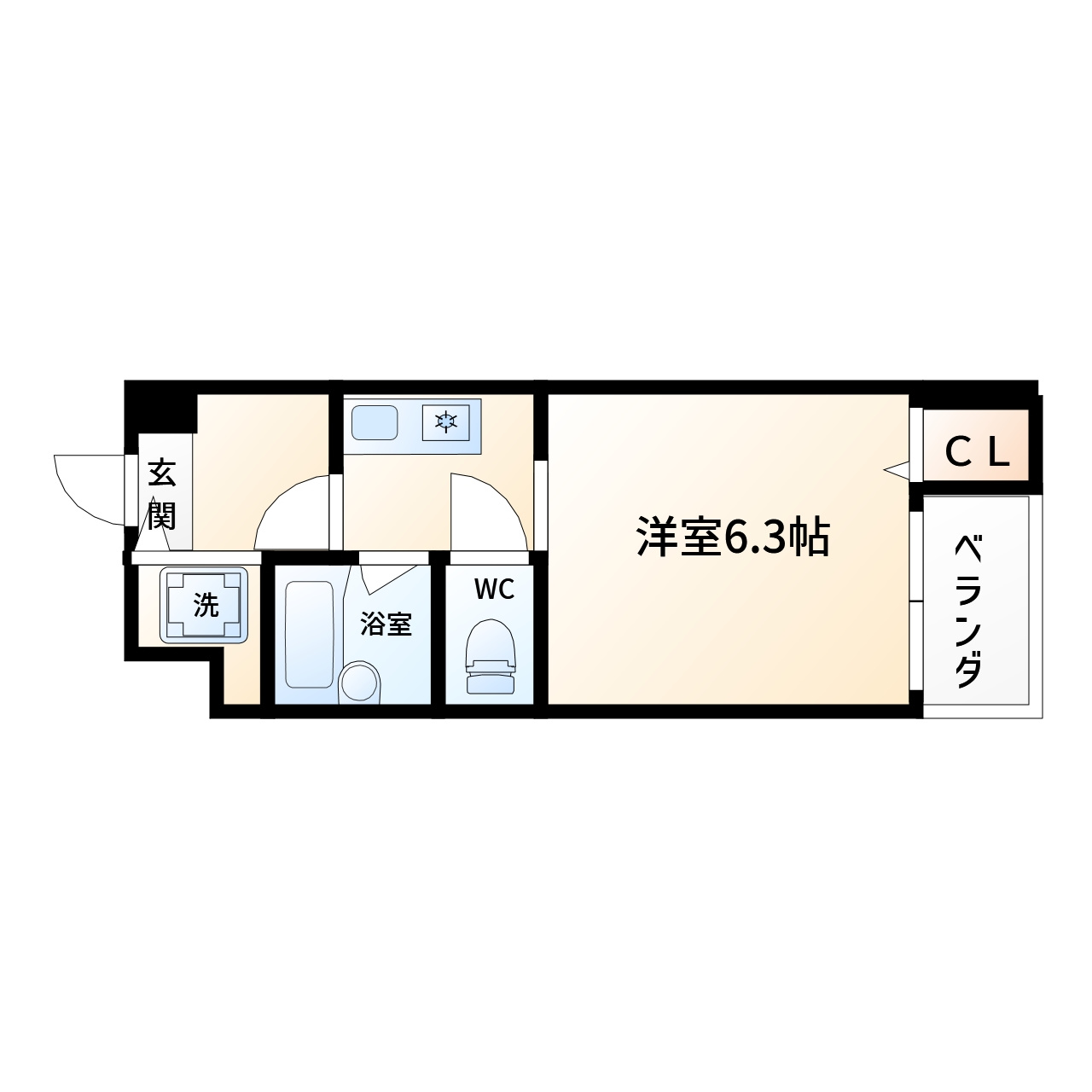 ベルシモンズ大阪港の間取り|ベルシモンズ大阪港　間取り