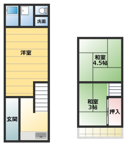 【間取り】 | 天美南2丁目テラス