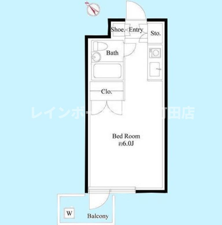パラドーム相模大野※初期費用分割後払いサービス利用可能物件の間取り