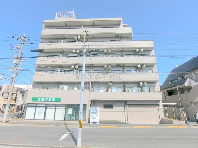 コスモリード蓮沼の外観|1989年8月築　RC鉄筋コンクリート造地上6階建て総戸数23戸
東京都大田区東矢口3丁目　京浜東北線蒲田駅徒歩14分、東急池上線蓮沼駅徒歩5分