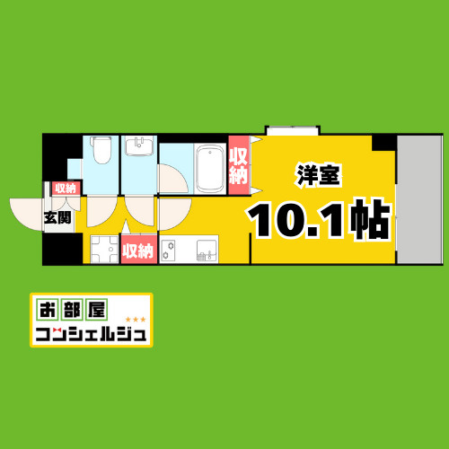 ノヴェル新栄の間取り