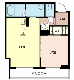 【間取り】 | サンフェリーチェ篠山 | リビング11.3帖、洋室6.3帖です