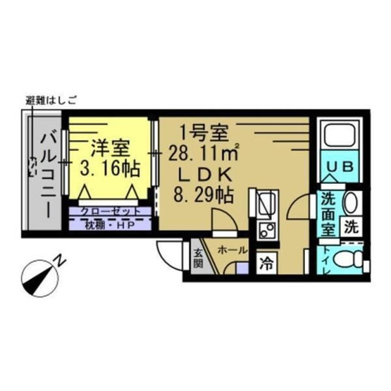 【間取り】 | AJ南流山NorthⅤ 