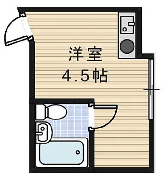 エクラ阿倍野の間取り