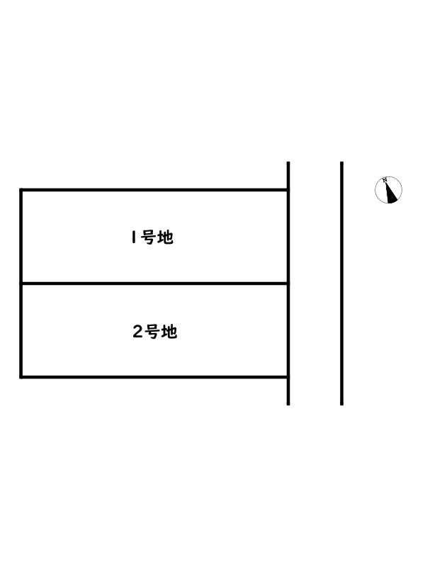 姫路市網干区垣内中町/売土地の区画図