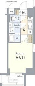 エスリード名古屋東別院の間取り|オートロック、防犯カメラ等、セキュリティ充実しております。