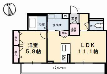 FORENABRUN徳島の間取り