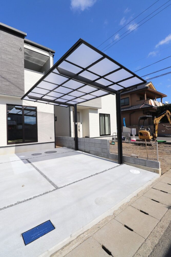 ☆選べる家具プレゼント☆松山市高岡　新築戸建　４SLDKの駐車場