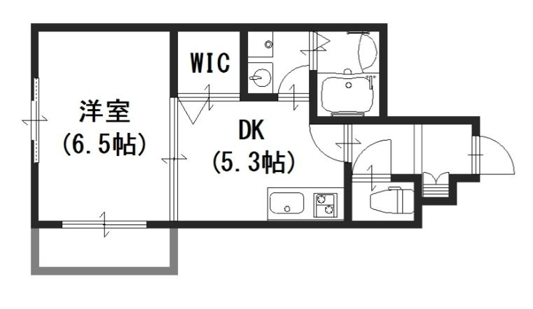 プリモパッソ谷町９丁目の間取り
