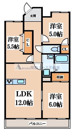 【間取り】 | ガーデンシティ長田