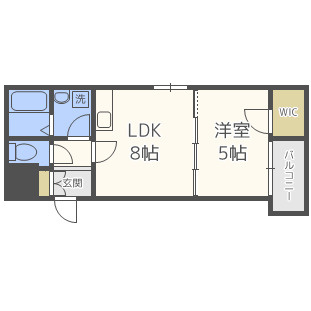 HRフロントリーガル城北の間取り