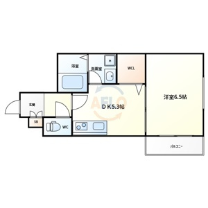 プリモパッソ谷町九丁目の間取り|プリモパッソ谷町九丁目　間取り
