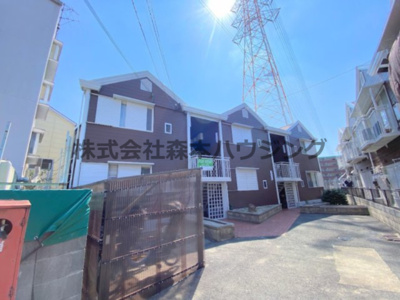 【外観】 | 　ハイツ千鶴1 | 外はこのようになっています