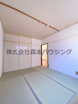 【和室】 | 　ハイツ千鶴1 | 柔らかい畳が心地よい和室