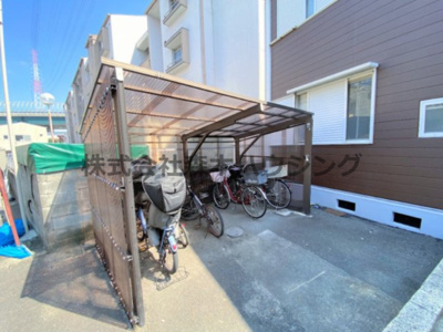 【その他共用部分】 | 　ハイツ千鶴1 | 駐輪場です