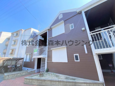 【外観】 | 　ハイツ千鶴1 | 落ち着いた雰囲気の外観です