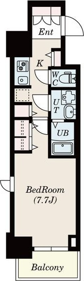 S-RESIDENCE葵Ⅱの間取り