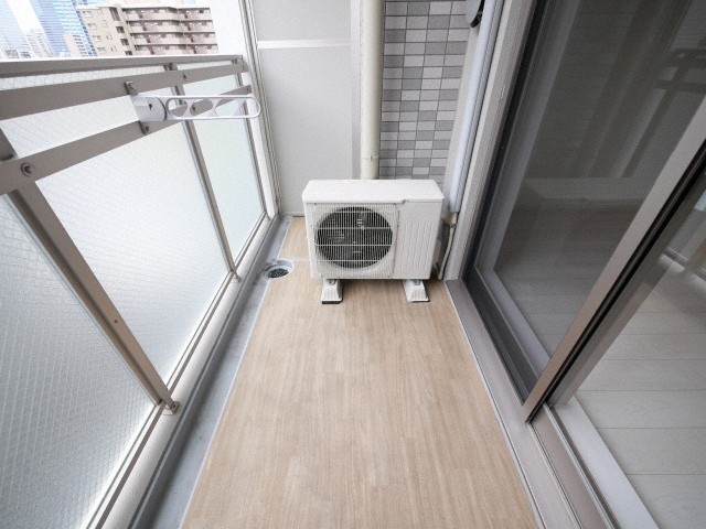 エスリード京橋アミュゼのバルコニー