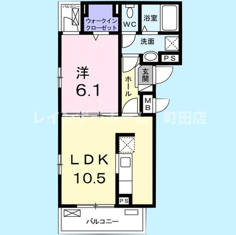 Floria１※初期費用分割あと払いサービス利用可能物件の間取り