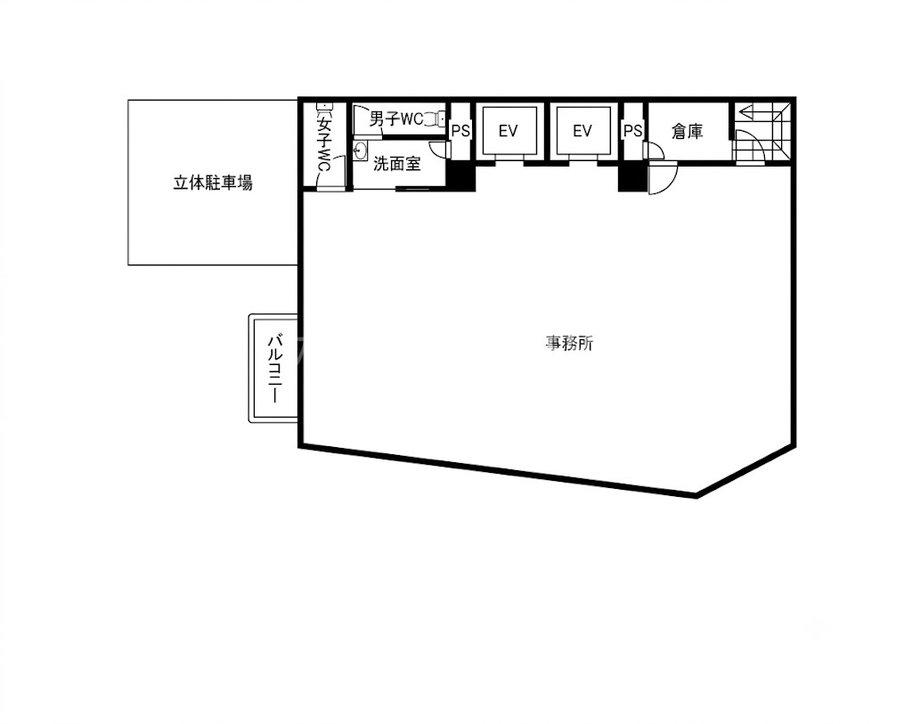 新なにわ筋中川ビル　の間取り