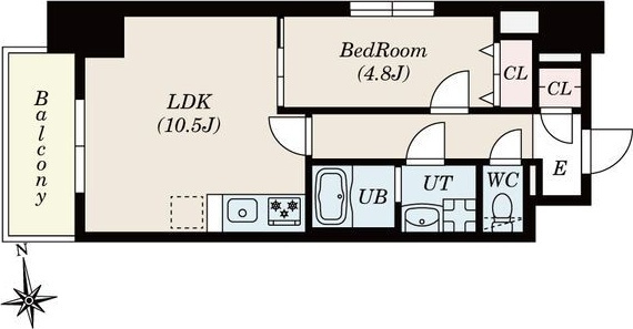 S-RESIDENCE岡崎公園aureateの間取り