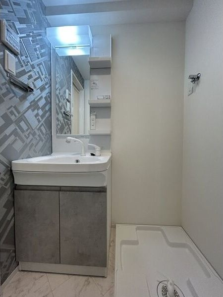 S-RESIDENCE岡崎公園aureateの洗面所