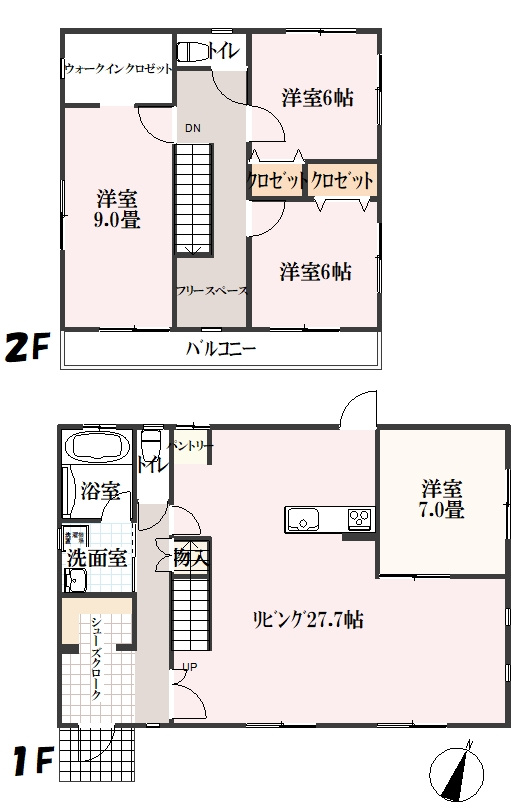 八街市榎戸　中古戸建の間取り|図面と現況に相違がある場合、現況を優先致します。