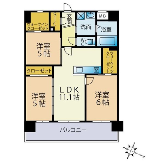 【間取り】 | アクシア大橋