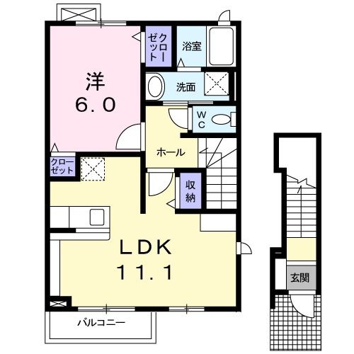 Ai－6　　刈谷市の賃貸ならクラスホーム刈谷店の間取り