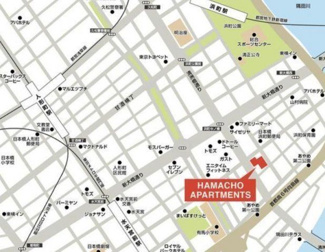 【地図】 | HAMACHO APARTMENTS（浜町アパートメンツ）