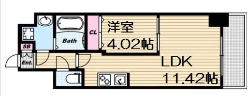 【間取り】 | プレジオ鎗屋町