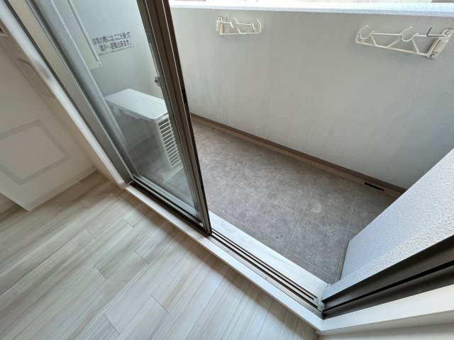 プランドール北浜のバルコニー