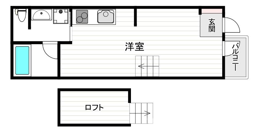 Nesta Residence 大正の間取り