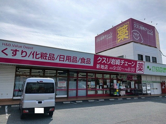 フェリーチェの周辺|クスリ岩崎チェーン新地店まで650m