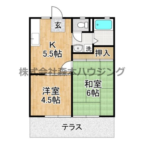 【間取り】 | 　ゾンネンブルーメ