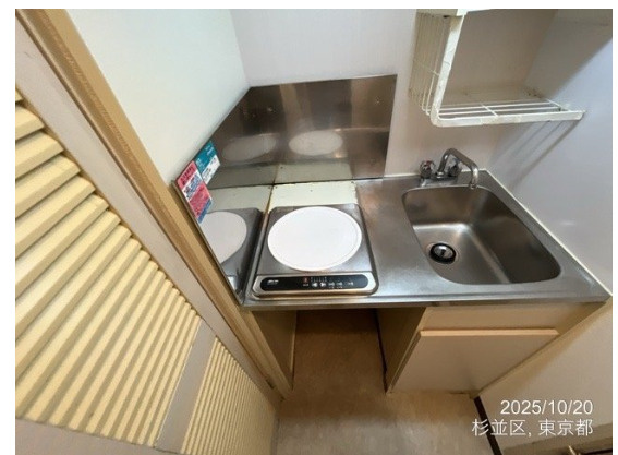 日神パレス永福町のキッチン|コンパクトなキッチンで掃除もラクラク