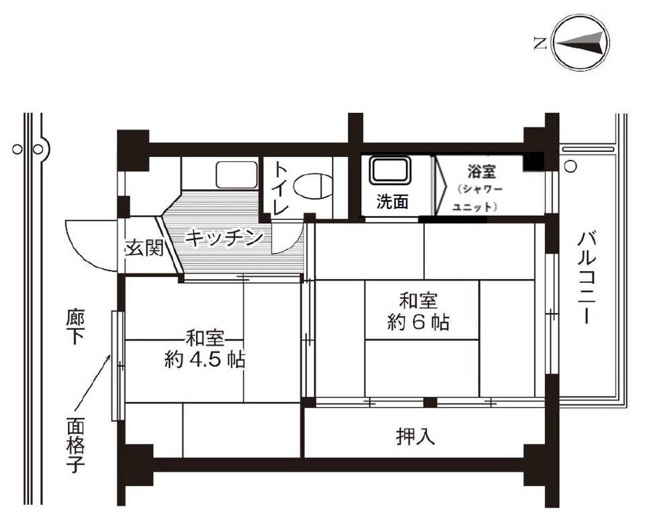 【間取り】 | ビレッジハウス藤田
