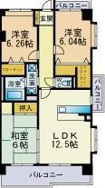 【間取り】 | ボヌールふぢ