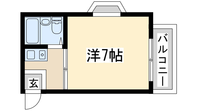 【間取り】 | パシフィック北野