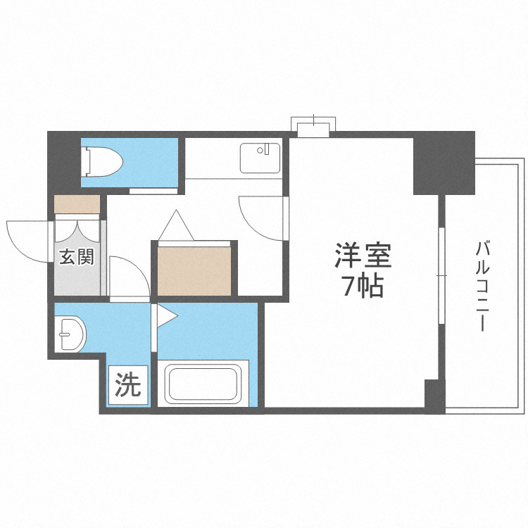 L-IDEA MINAMIHORIEの間取り